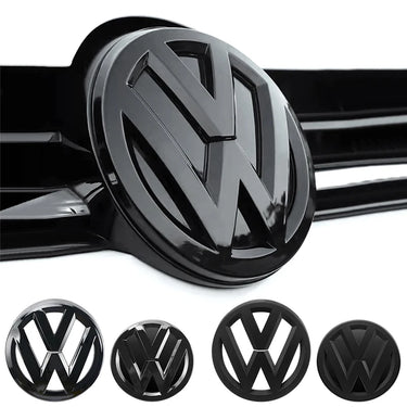 2Pcs Chrome Car Front Radiator Grille Emblem